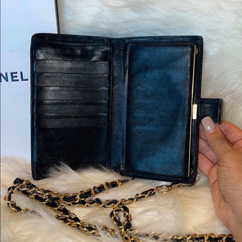 CHANEL Authentic CC Logo Cavier Bifold Wallet - Picture 6 of 16